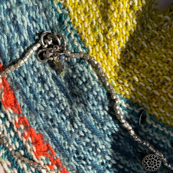 Lucky Brand Boho Silvertone Layering Necklace - Picture 3 of 3